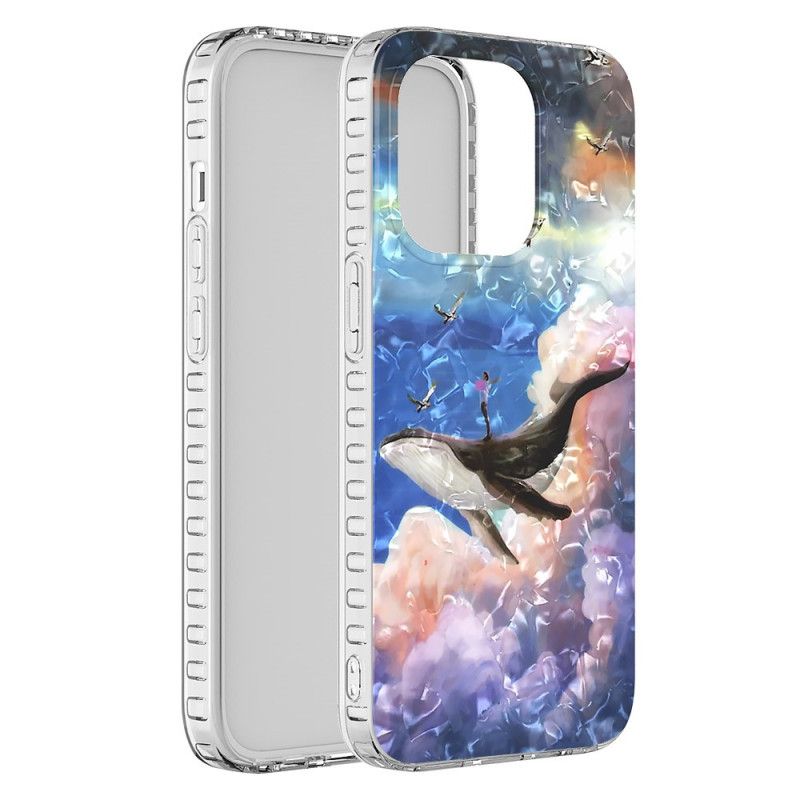 Cover iPhone 14 Pro Max Stilfuld Hval