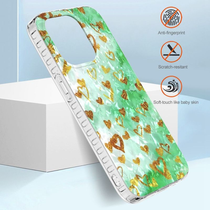 Cover iPhone 14 Pro Max Stillige Hjerter