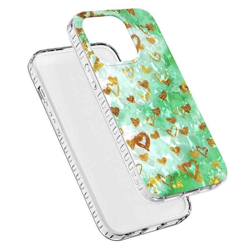 Cover iPhone 14 Pro Max Stillige Hjerter