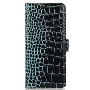 Flip Cover iPhone 14 Pro Max Rfid Crocodile Style