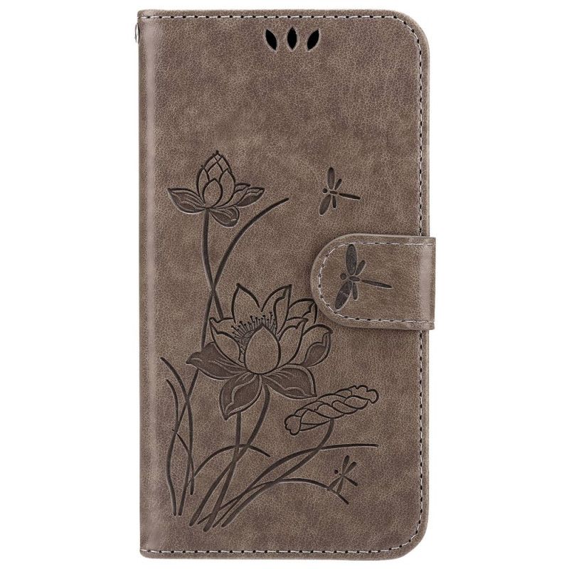 Flip Cover iPhone 14 Pro Max Vintage Vegetabilsk Stil