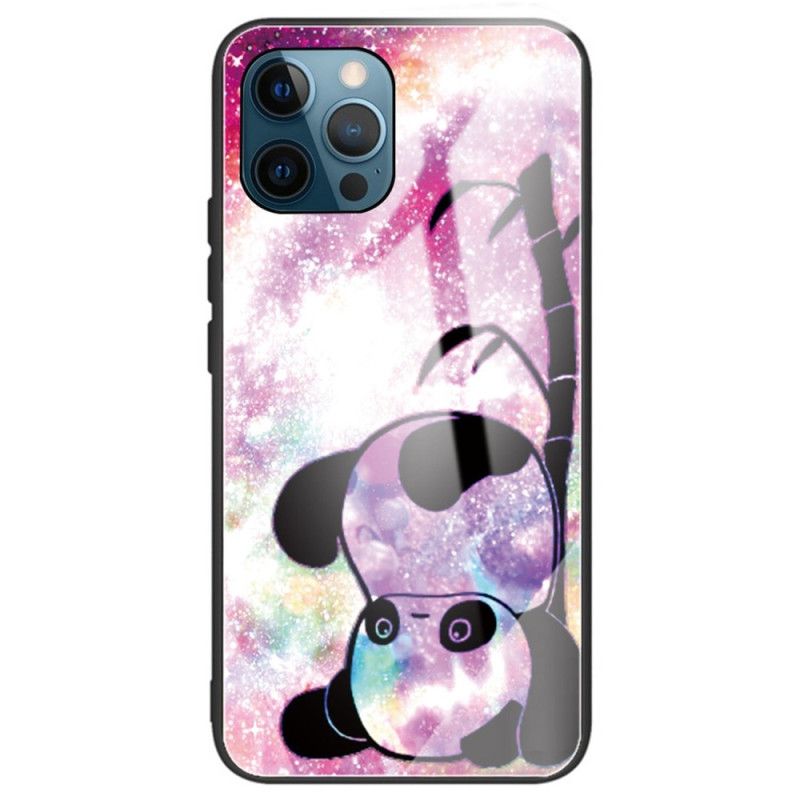 Mobilcover iPhone 14 Pro Max Panda Hærdet Glas