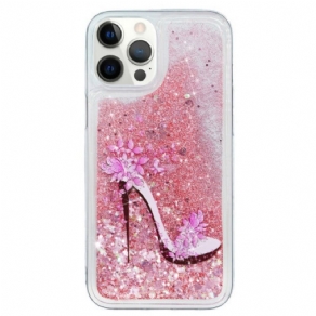 Cover iPhone 15 Pro Pailletter Pumpe