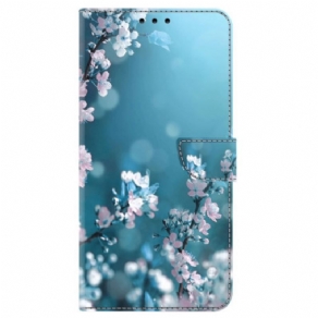 Flip Cover iPhone 15 Pro Blommeblomster