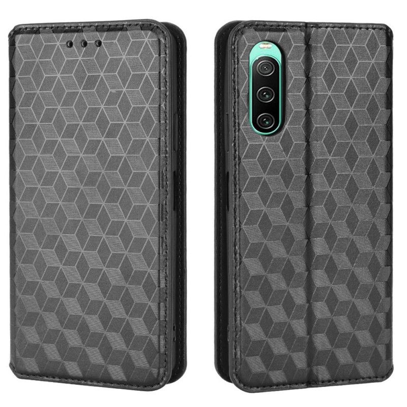 Cover Sony Xperia 10 IV Flip Cover 3d Kuber