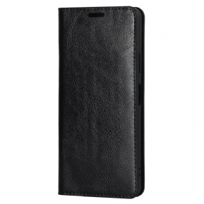 Cover Sony Xperia 10 IV Flip Cover Ægte Læder