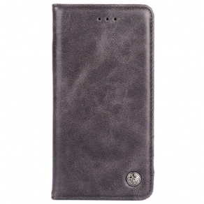 Cover Sony Xperia 10 IV Flip Cover Dekorativ Nitte I Imiteret Læder