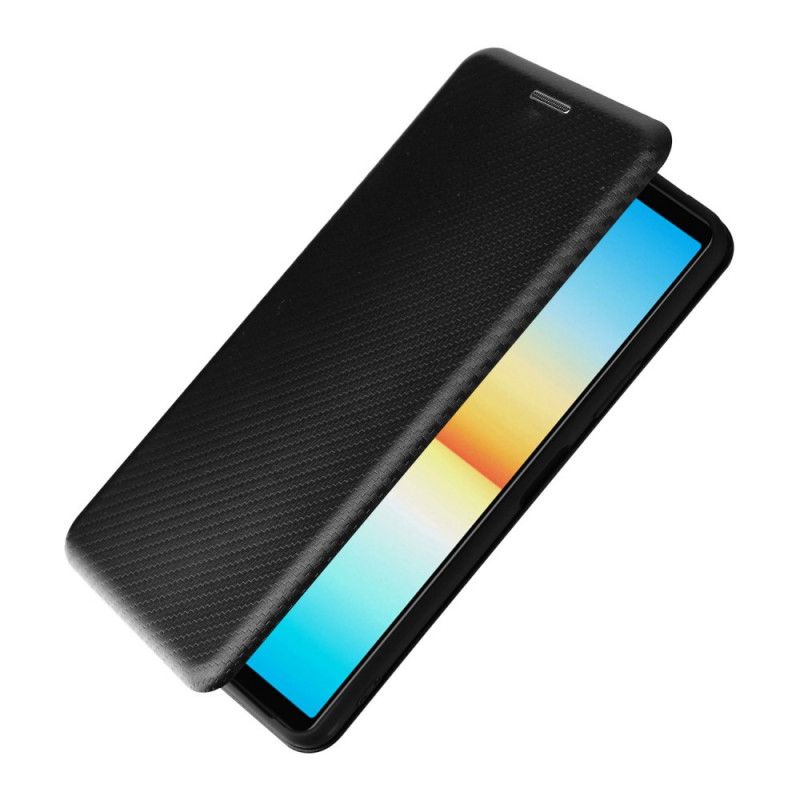 Cover Sony Xperia 10 IV Flip Cover Kulfibertekstur