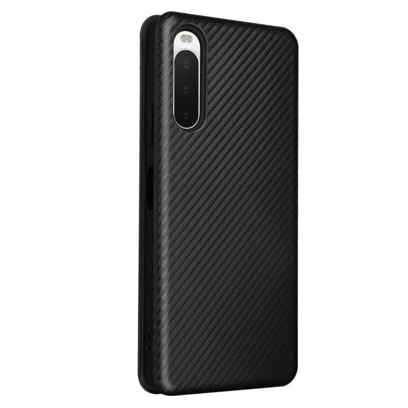 Cover Sony Xperia 10 IV Flip Cover Kulfibertekstur