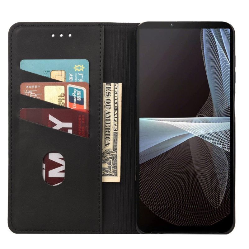 Cover Sony Xperia 10 IV Flip Cover Tofarvet