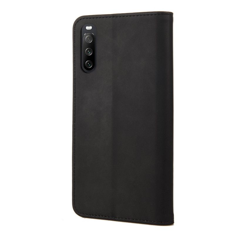 Cover Sony Xperia 10 IV Flip Cover Tofarvet