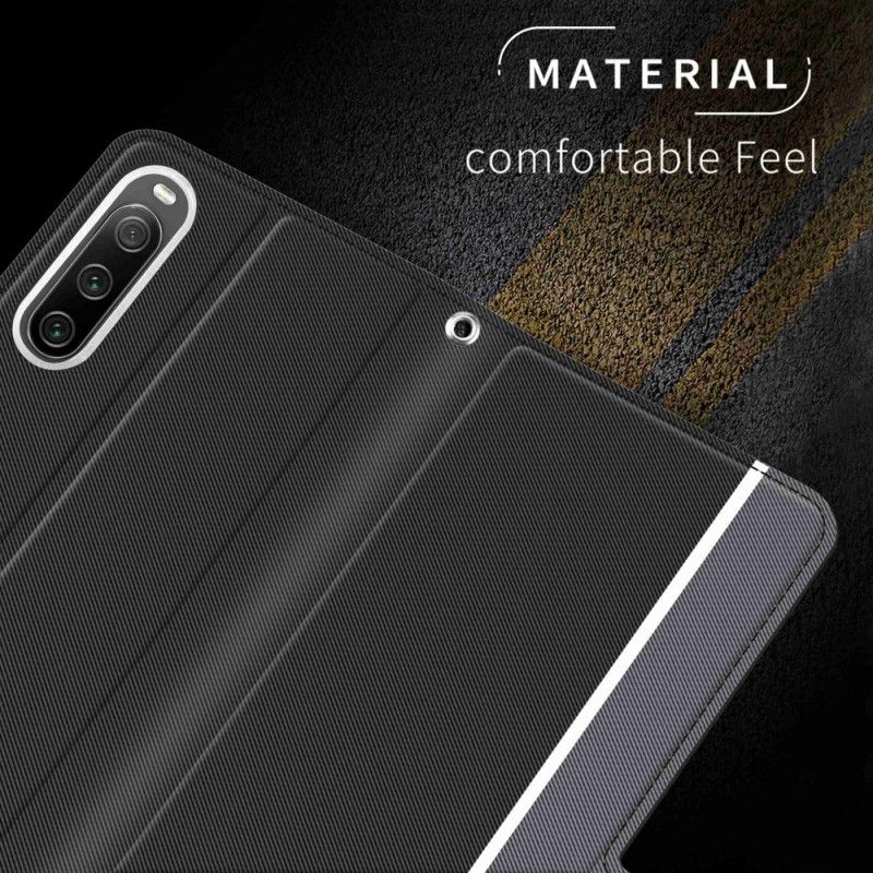 Cover Sony Xperia 10 IV Flip Cover Tofarvet Baiyu