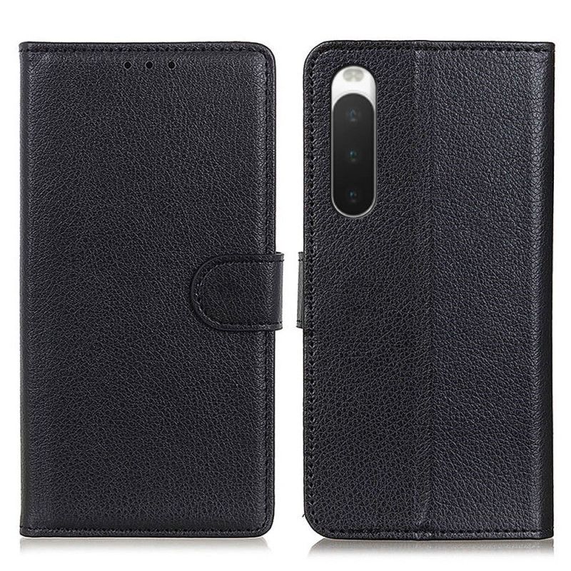 Flip Cover Sony Xperia 10 IV Traditionelt Kunstlæder