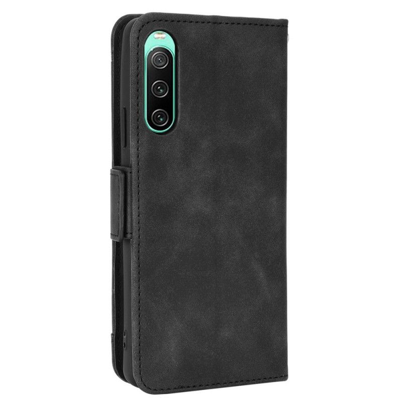 Læder Cover Sony Xperia 10 IV Førsteklasses Multikort