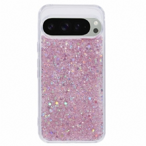 Cover Til Google Pixel 9 Pro Glitter Design