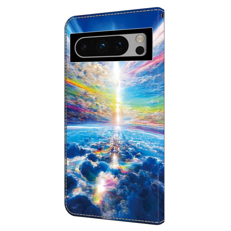 Flip Cover Google Pixel 9 Pro Farverig Himmel