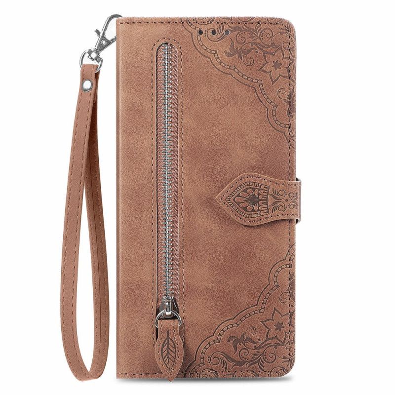 Læder Cover Google Pixel 9 Pro Telefon Etui Blonde Clutch Med Rem