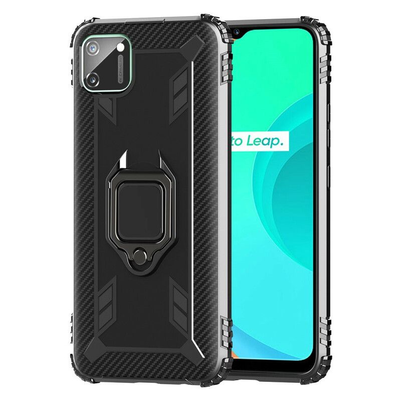 Cover Realme C11 Ring Og Kulfiber