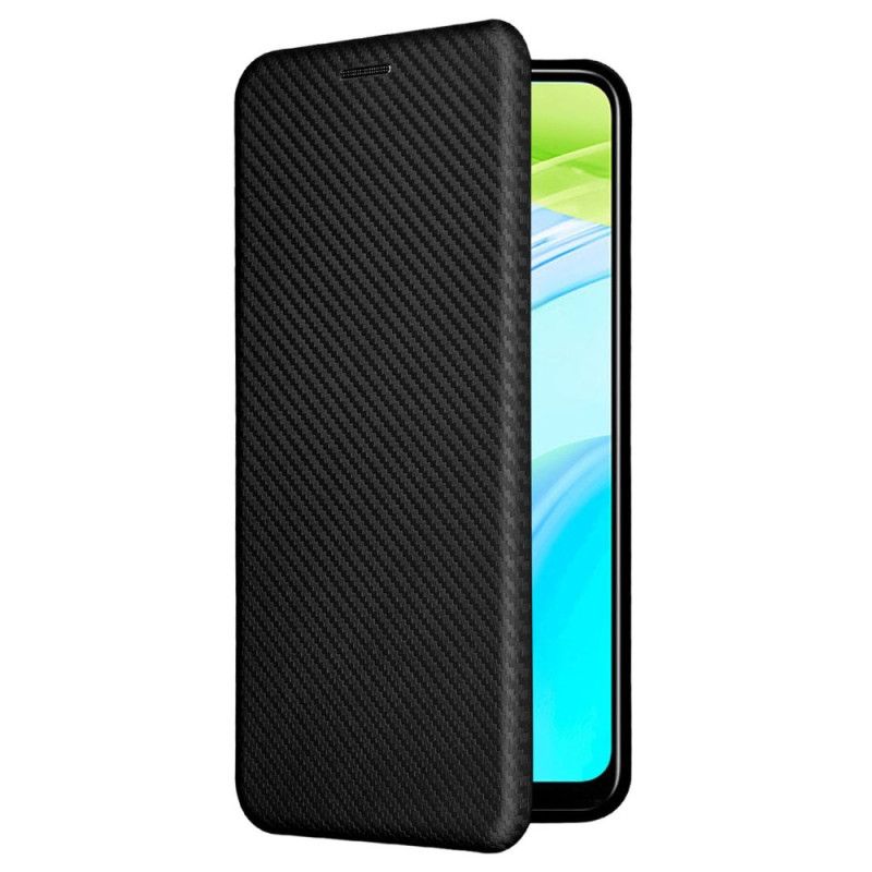 Cover Realme C30 Flip Cover Carbon Fiber Ring-support