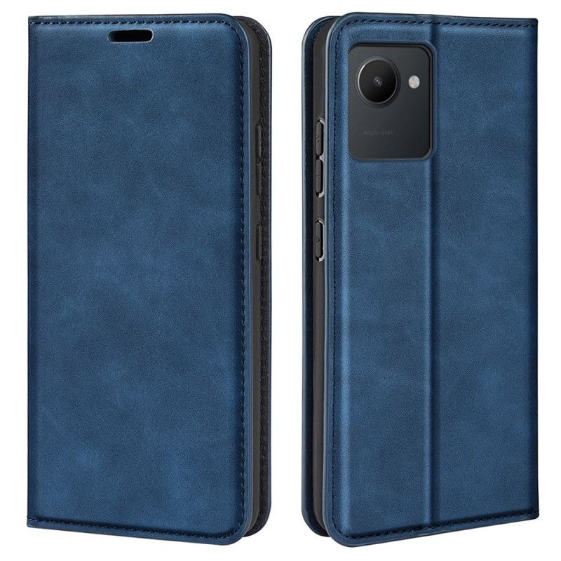 Cover Realme C30 Flip Cover Skin-touch Følelse