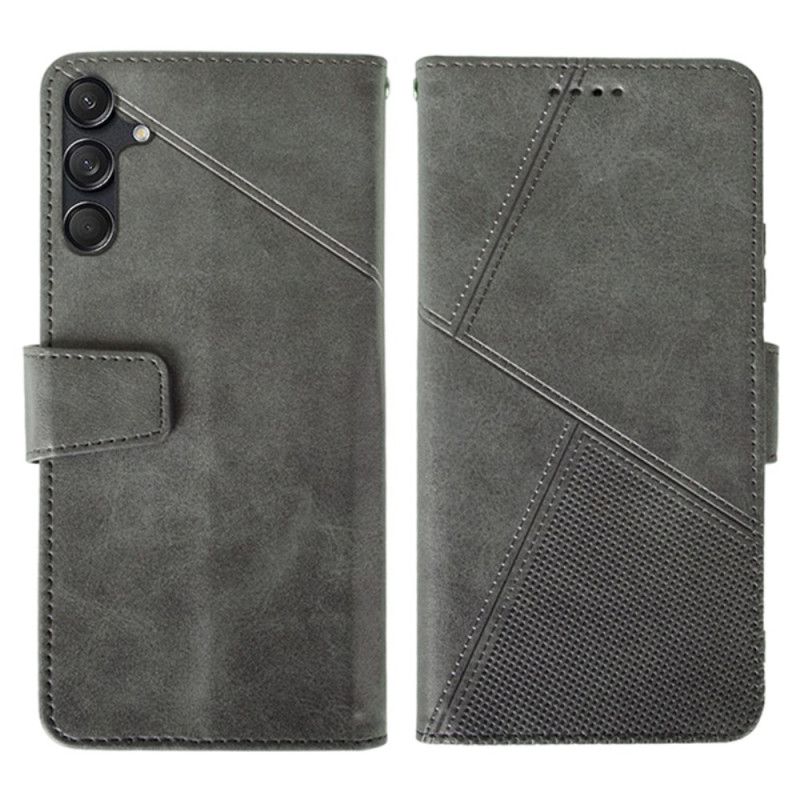 Flip Cover Samsung Galaxy M55 5g Idewei Lanière Linjer