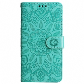 Flip Cover Samsung Galaxy M55 5g Mandala Med Snor