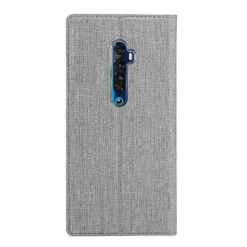 Cover Oppo Reno 2 Flip Cover Tekstureret