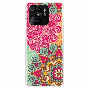 Cover Xiaomi Redmi 10C Blomsterdeklination