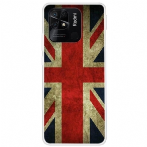 Cover Xiaomi Redmi 10C Engelsk Flag