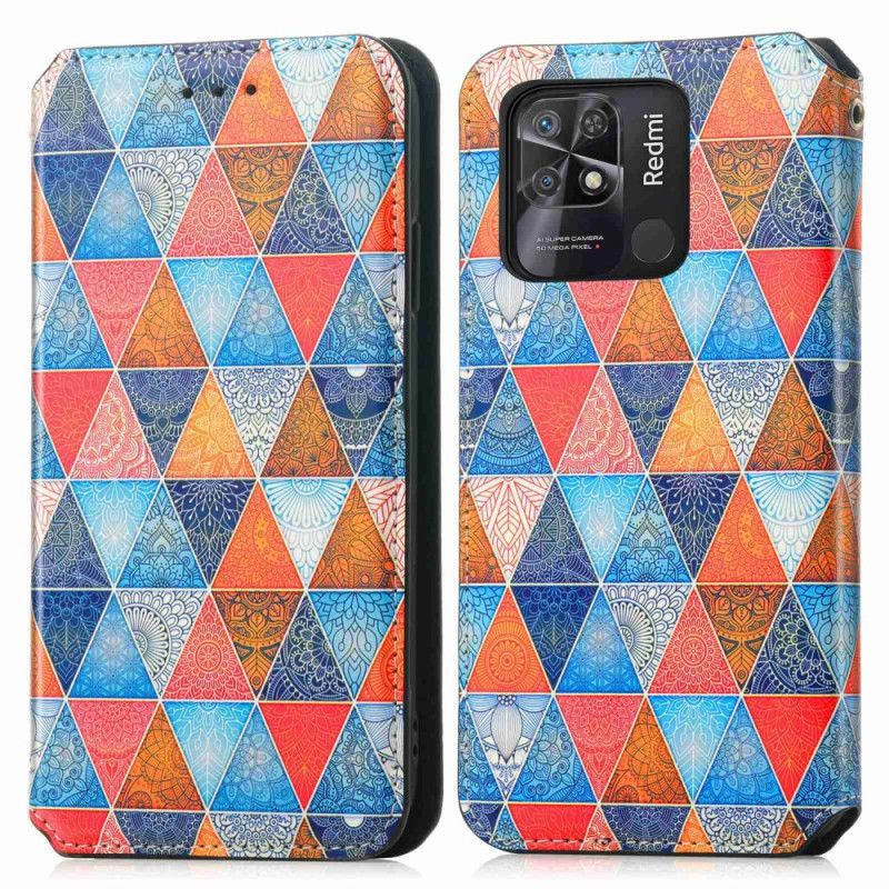 Cover Xiaomi Redmi 10C Flip Cover Caseneo Rfid-design