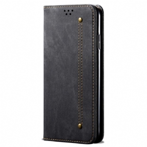 Cover Xiaomi Redmi 10C Flip Cover Denimstof