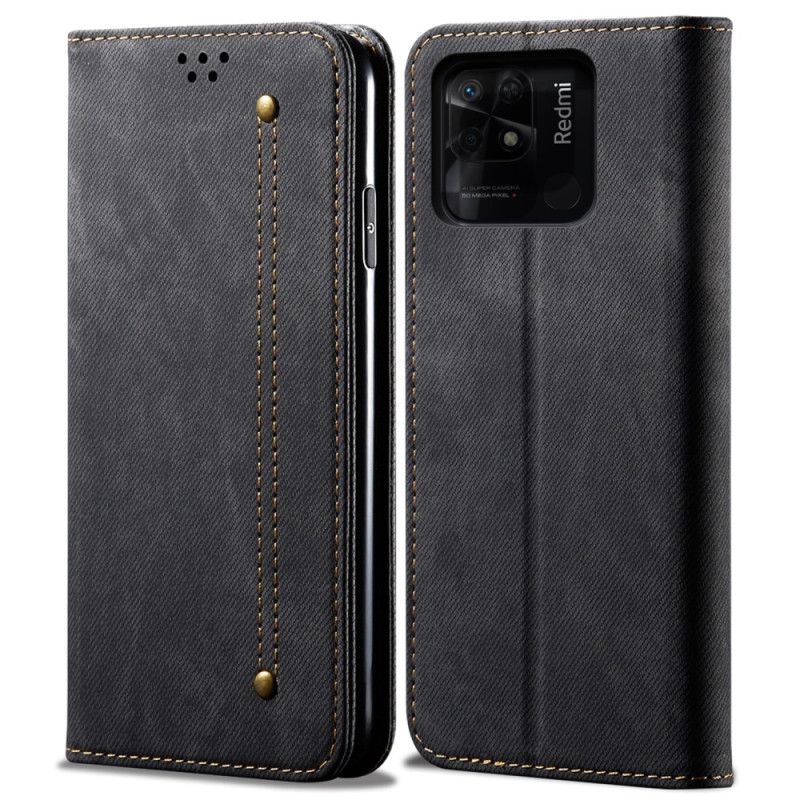 Cover Xiaomi Redmi 10C Flip Cover Denimstof