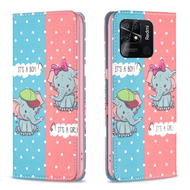 Cover Xiaomi Redmi 10C Flip Cover Elefanter