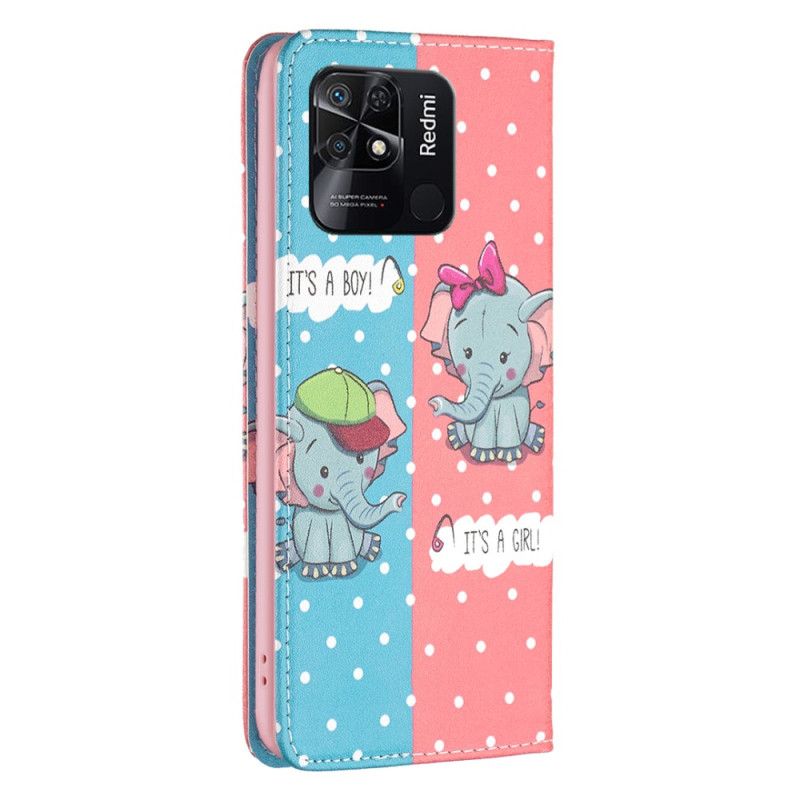 Cover Xiaomi Redmi 10C Flip Cover Elefanter