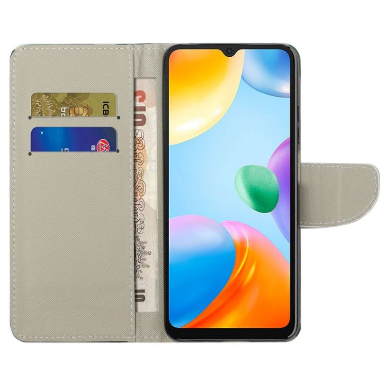 Flip Cover Xiaomi Redmi 10C Bevar Roen Og Gnistre