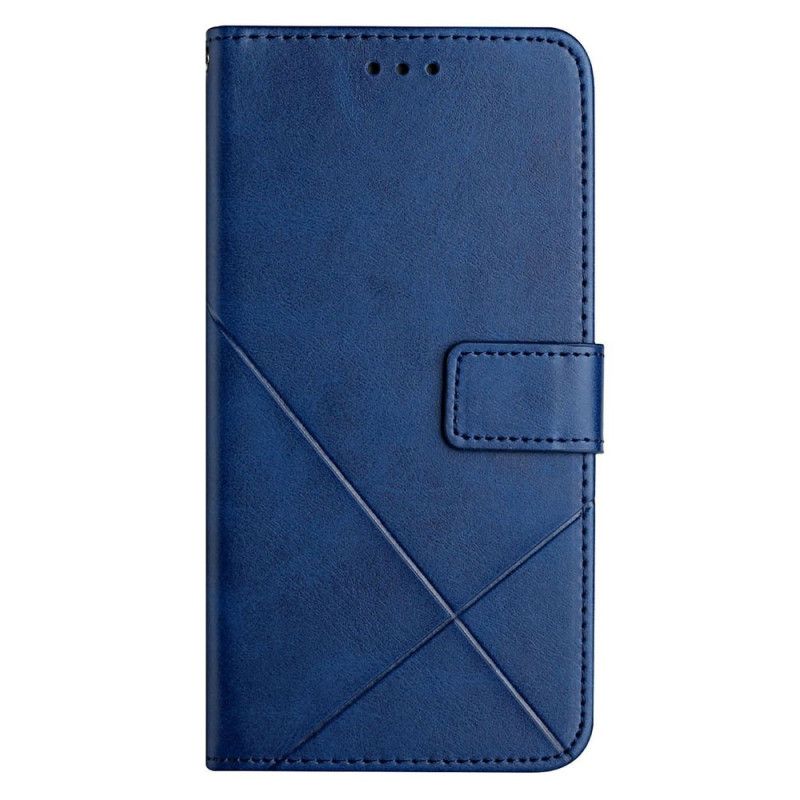 Flip Cover Xiaomi Redmi 10C Geo X Design Læderstil