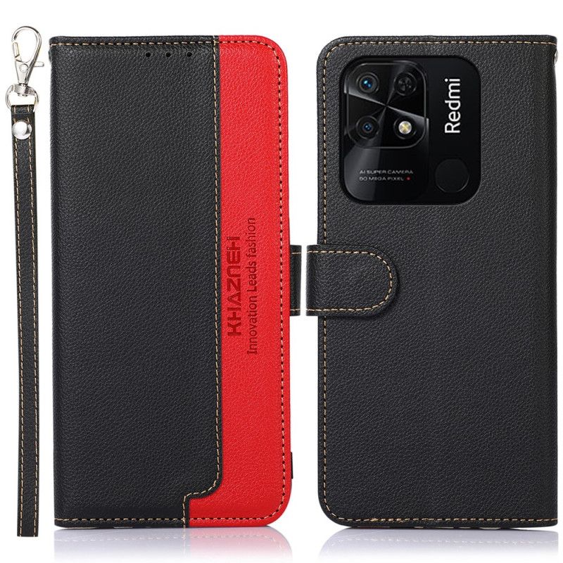 Flip Cover Xiaomi Redmi 10C Liche Style Rfid Khazneh