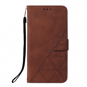 Flip Cover Xiaomi Redmi 10C Med Snor Stroptrekanter