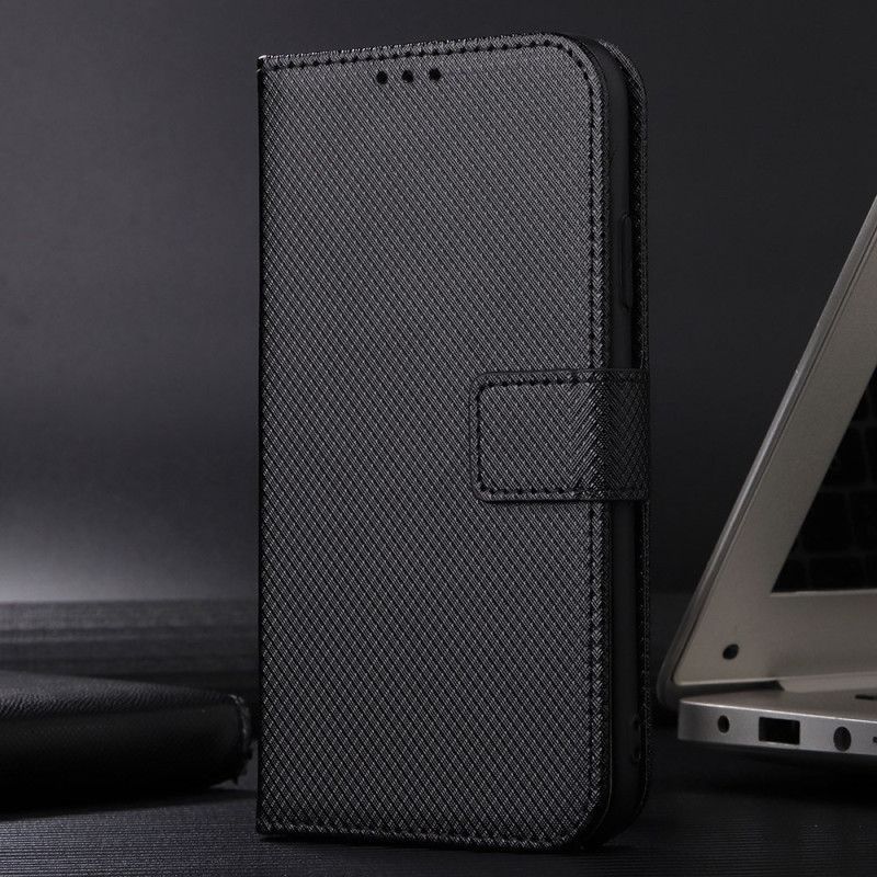 Flip Cover Xiaomi Redmi 10C Med Snor Stylet Imiteret Læderrem