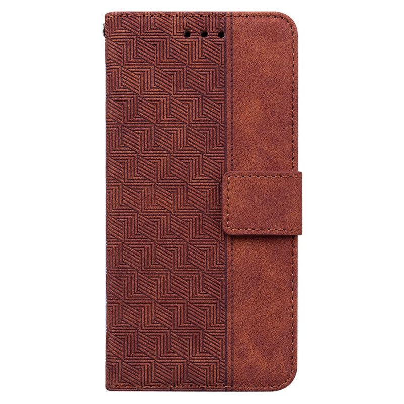 Flip Cover Xiaomi Redmi 10C Med Snor Thongmønster