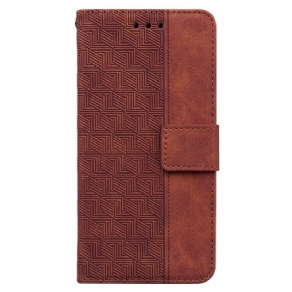 Flip Cover Xiaomi Redmi 10C Med Snor Thongmønster