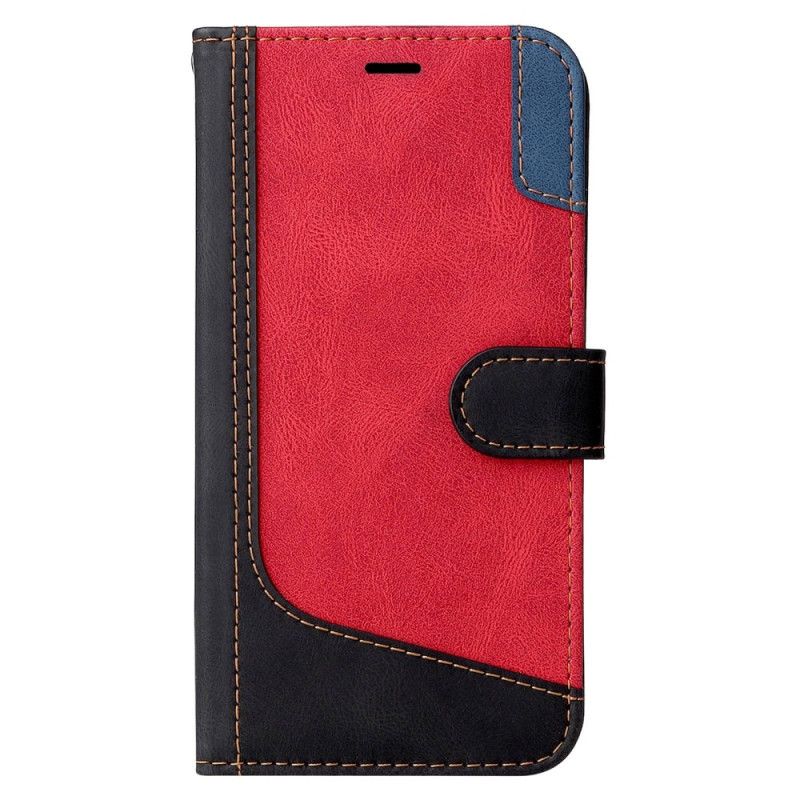 Flip Cover Xiaomi Redmi 10C Med Snor Tricolor Strappy