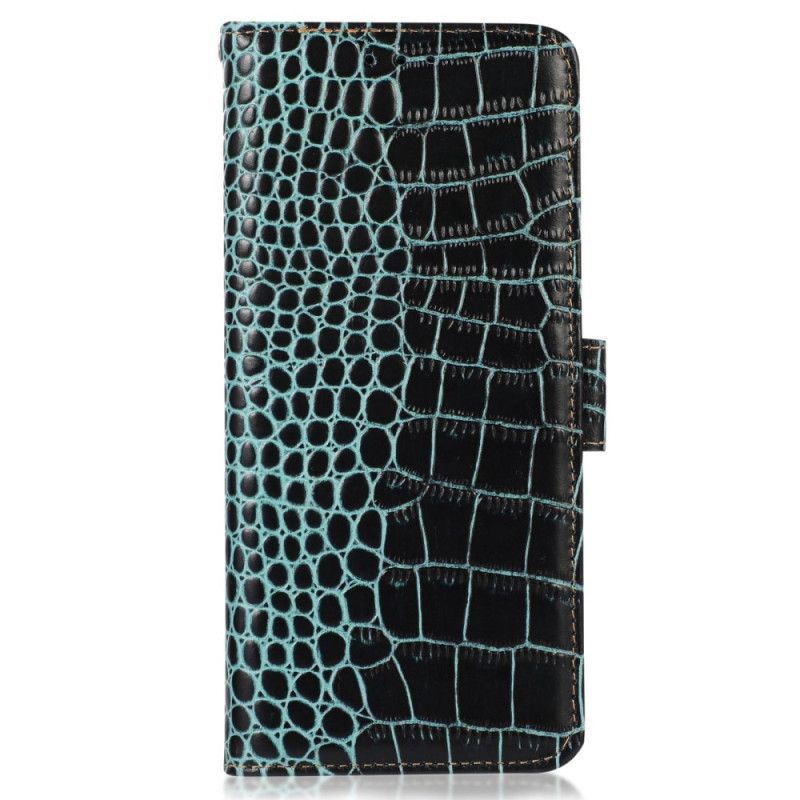 Flip Cover Xiaomi Redmi 10C Rfid Crocodile Style