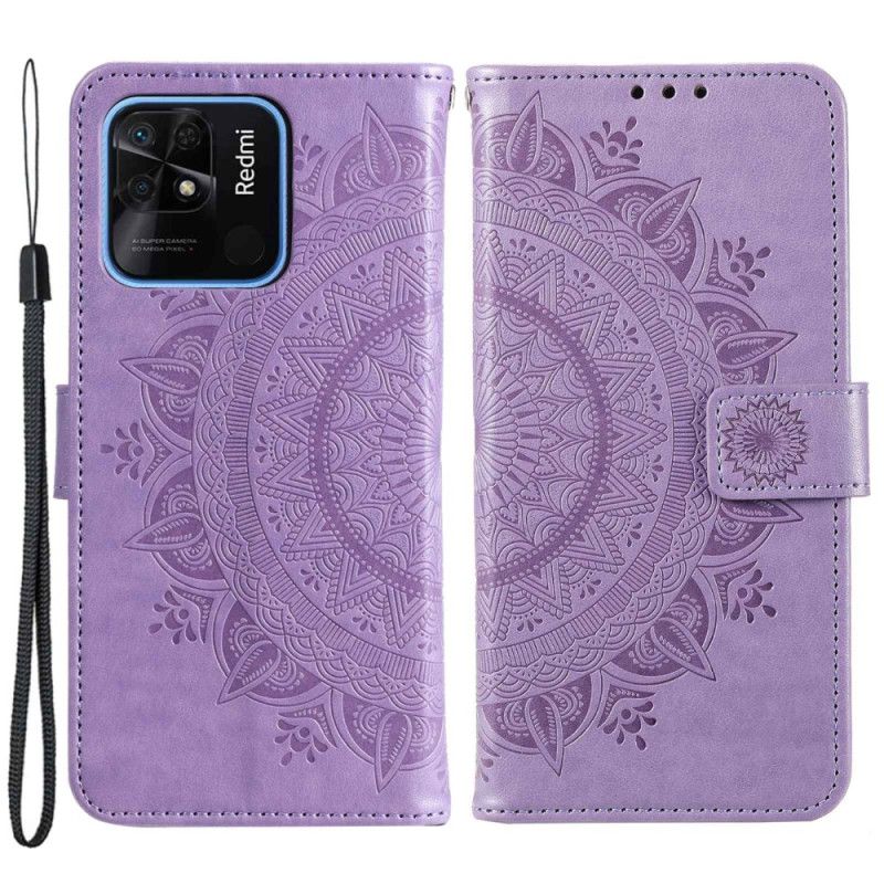 Flip Cover Xiaomi Redmi 10C Solmandala Med Snor