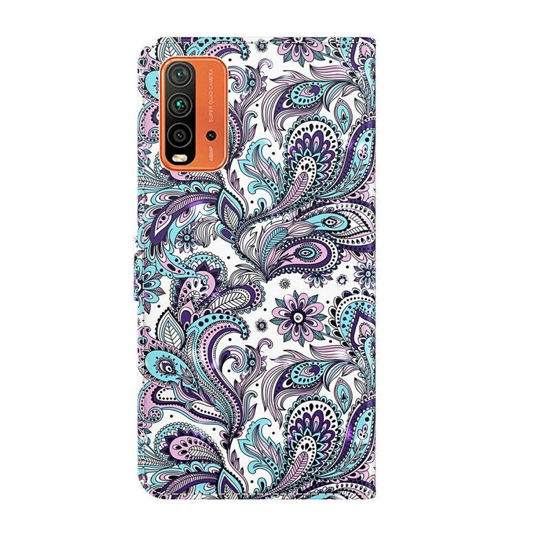 Flip Cover Xiaomi Redmi 9T Blomstermønstre