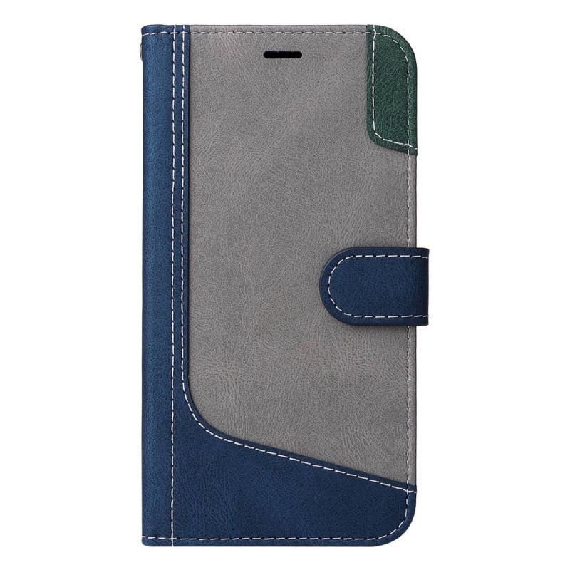 Flip Cover Vivo Y35 Med Snor Trefarvet Rem