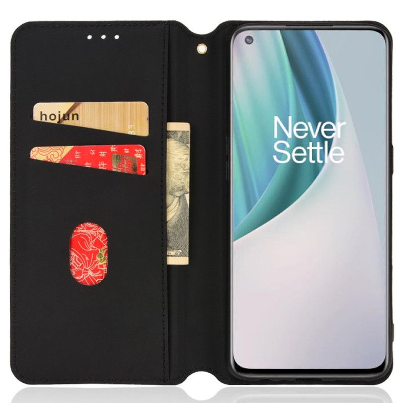 Cover OnePlus Nord N10 Flip Cover Diamant Lædereffekt