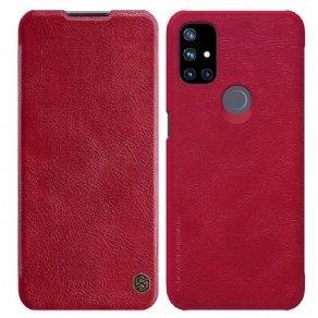 Cover OnePlus Nord N10 Flip Cover Nillkin Qin-serien