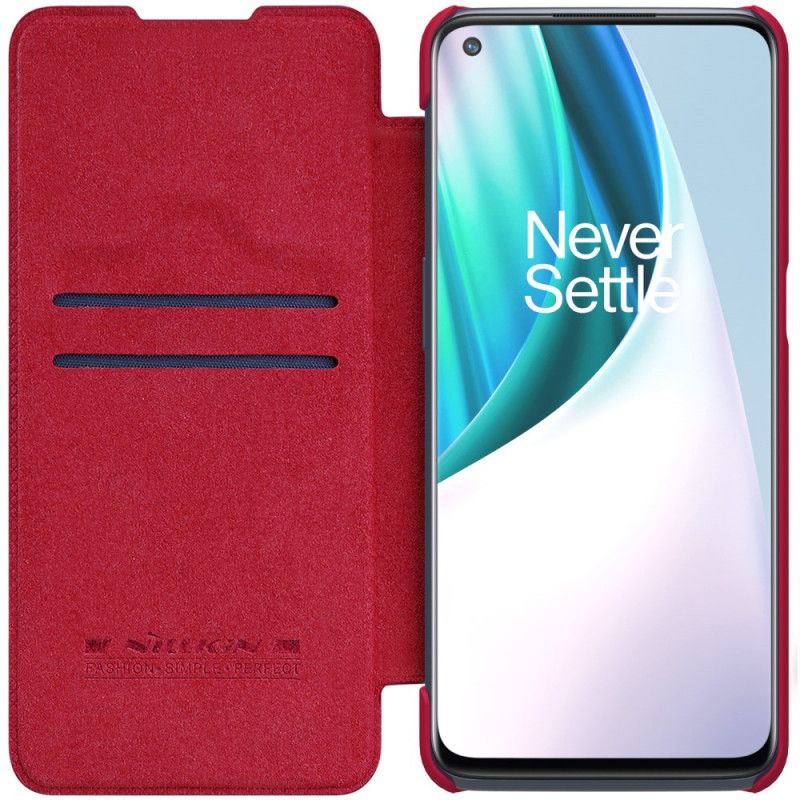 Cover OnePlus Nord N10 Flip Cover Nillkin Qin-serien