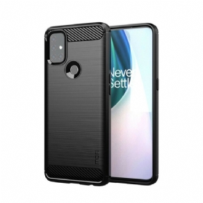 Cover OnePlus Nord N10 Mofi Børstet Kulfiber